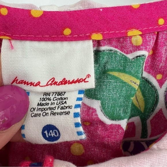 Hanna Andersson Beautiful Peter Pan Collar Encanto Look Dress - Picture 5 of 10